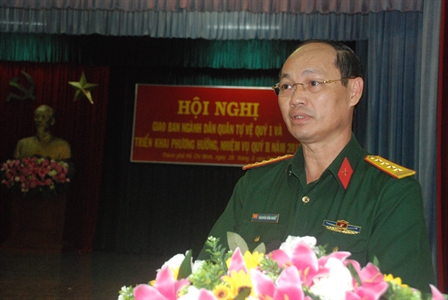 Ngành Dân quân tự vệ Quân khu 7 triển khai nhiệm vụ Quí 2 năm 2017