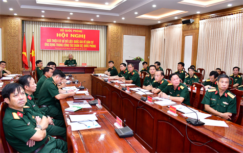 Bộ Quốc phòng giới thiệu cơ sở dữ liệu quốc gia về dân cư ứng dụng trong công tác quân sự, quốc phòng