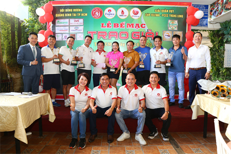 Hội đồng hương Quảng Bình tổ chức giải đấu quần vợt gây quỹ từ thiện