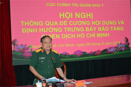 Cục Chính trị thông qua Đề cương nội dung và định hướng trưng bày Bảo tàng Chiến dịch Hồ Chí Minh