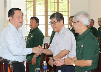 Đồng chí Nguyễn Trọng Nghĩa, Trưởng ban Tuyên giáo Trung ương thăm Hội Cựu chiến binh tỉnh Bình Phước