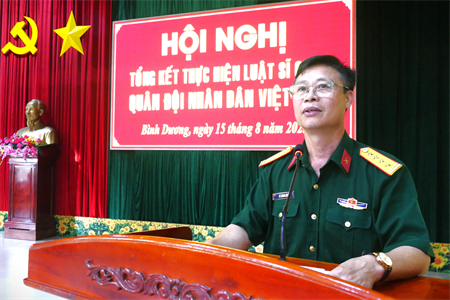 Sư đoàn 7 tổng kết thực hiện Luật Sĩ quan Quân đội Nhân dân Việt Nam