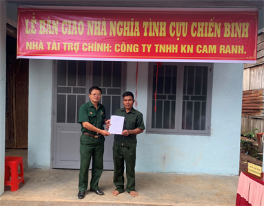 Huyện Bù Đăng, tỉnh Bình Phước tặng nhà Nghĩa tình cựu chiến binh