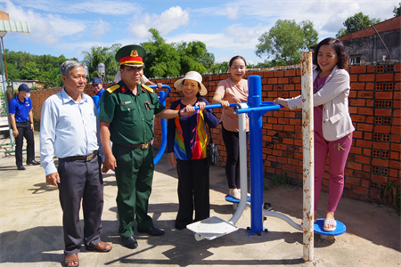 Sư đoàn 5 khánh thành công trình thể dục, thể thao ngoài trời