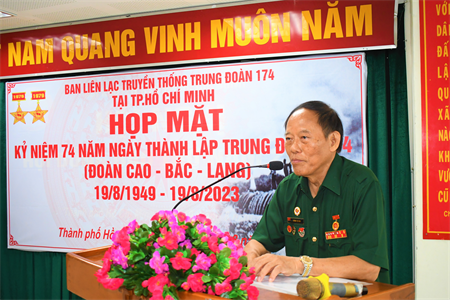 Ban liên lạc Cựu chiến binh Trung đoàn 174 họp mặt ngày truyền thống
