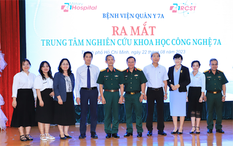 Bệnh viện Quân y 7A ra mắt Trung tâm Nghiên cứu Khoa học Công nghệ 7A