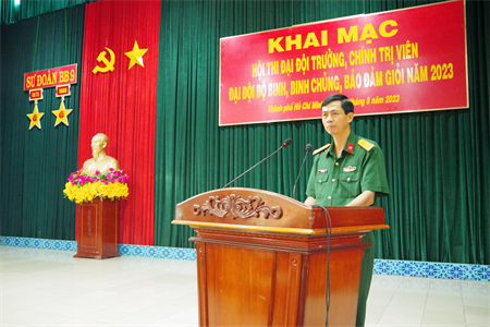 Sư đoàn 9 khai mạc Hội thi Đại đội trưởng, Chính trị viên đại đội giỏi