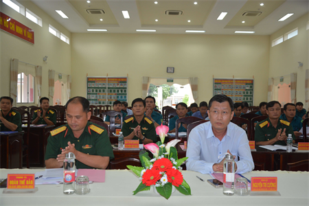 Ban CHQS huyện Châu Thành, tỉnh Tây Ninh sơ kết Cuộc vận động 50