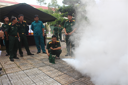 Bộ CHQS tỉnh Bình Phước nghiệm thu sáng kiến cải tiến kỹ thuật năm 2023