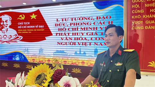 Đảng ủy, Ban CHQS Quận 1 học tập, quán triệt tác phẩm của Tổng Bí thư Nguyễn Phú Trọng