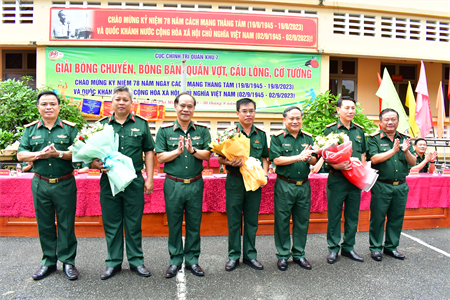 Cục Chính trị Quân khu 7 khai mạc giải thể dục, thể thao