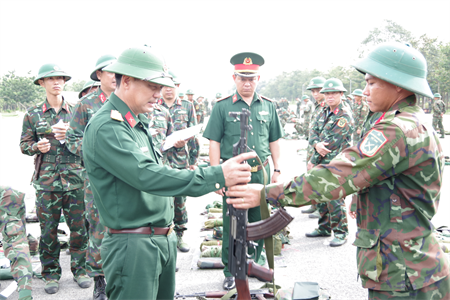 Sư đoàn 5: Kiểm tra sẵn sàng chiến đấu nhân dịp Quốc khánh