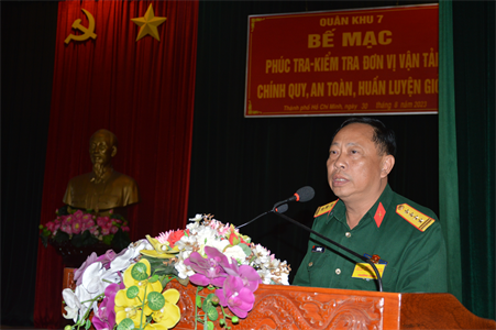 Bế mạc phúc tra - kiểm tra đơn vị vận tải “Chính qui, an toàn, huấn luyện giỏi”