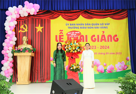 Trường Mầm non Mai Vàng khai giảng năm học mới