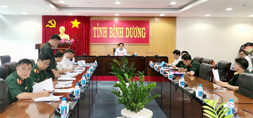 Tỉnh Bình Dương chuẩn bị tốt nhất cho diễn tập khu vực phòng thủ năm 2023