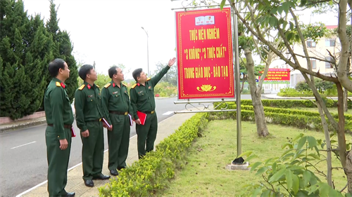 Học viện Lục quân với “3 khâu đột phá” nâng cao chất lượng giáo dục
đào tạo