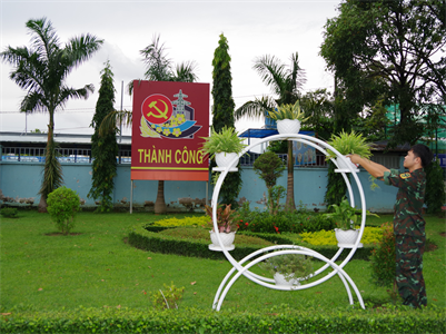 Lữ đoàn 26 điểm sáng xây dựng doanh trại chính quy, xanh, sạch, đẹp