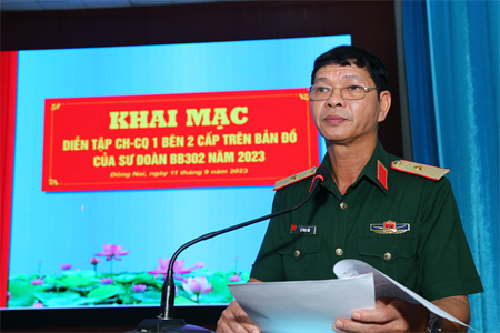 Ban Chỉ đạo diễn tập Quân khu 7 khai mạc diễn tập dự bị động viên năm 2023