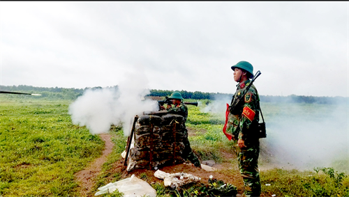 Trung đoàn 2, Sư đoàn 9 hoàn thành tốt kiểm tra bắn đạn thật cấp tiểu đội