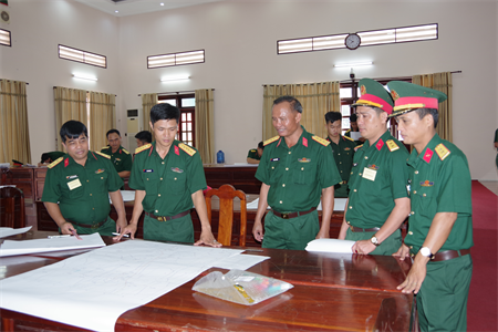 Sư đoàn 5 kiểm tra cán bộ đại đội, tiểu đoàn bộ binh, binh chủng năm 2023