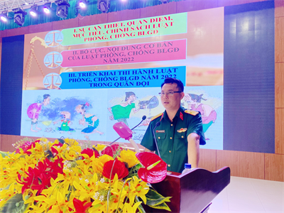 Bộ CHQS tỉnh Bà Rịa - Vũng Tàu phổ biến pháp luật năm 2023