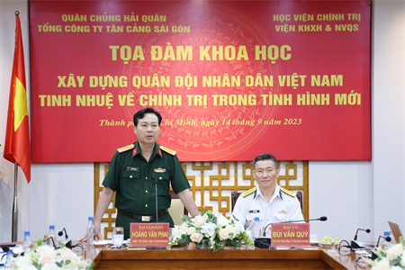 Tọa đàm khoa học xây dựng QĐND Việt Nam tinh nhuệ về chính trị trong tình hình mới