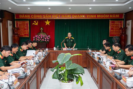 Cục Chính trị Quân khu kiểm tra công tác Đảng, công tác chính trị tại Trường Quân sự Quân khu 7