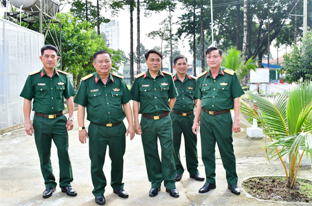 Cục Chính trị Quân khu kiểm tra, nắm tình hình CTĐ, CTCT các đơn vị thuộc Bộ Tư lệnh TP.HCM