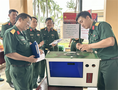 Bộ CHQS tỉnh Bà Rịa - Vũng Tàu nghiệm thu sáng kiến cải tiến kỹ thuật năm 2023