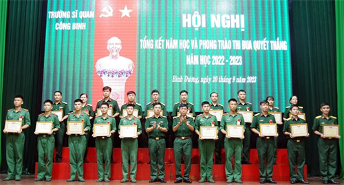 Trường Sĩ quan Công binh tổng kết năm học 2022 - 2023
