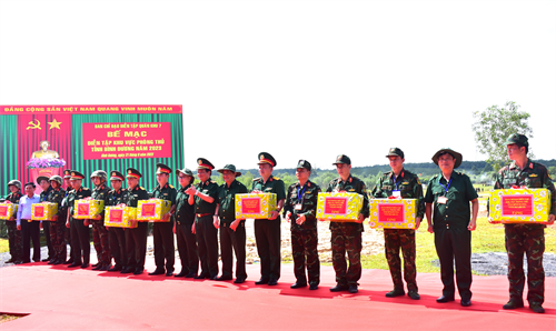 Tỉnh Bình Dương hoàn thành nhiệm vụ diễn tập khu vực phòng thủ năm 2023