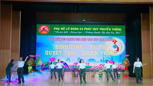 Lữ đoàn 23: Hiệu quả trong thực hiện mô hình cán bộ phụ nữ “Ba giỏi”