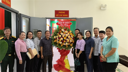 Ban CHQS Quận 3 ra mắt phòng Hồ Chí Minh