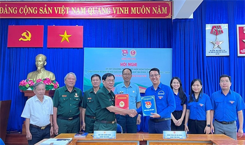 Hội Cựu Chiến binh và Quận đoàn quận Tân Bình ký kết chương trình phối hợp