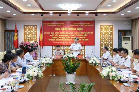 Tọa đàm khoa học: Vai trò của Đảng trong quản lý và phát triển kinh tế dưới góc nhìn quản lý phát triển xã hội trong lĩnh vực quốc phòng, an ninh