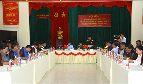 Huyện Châu Thành xét duyệt tiêu chuẩn công dân nhập ngũ năm 2024