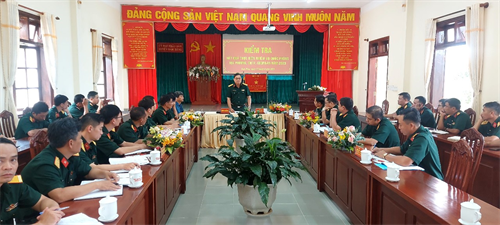 Quân khu kiểm tra kết quả thực hiện nhiệm vụ quốc phòng tại huyện Đam Rông