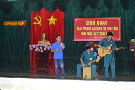 Bộ Tư lệnh TPHCM: Sôi nổi Ngày chính trị - văn hóa tinh thần và Ngày pháp luật tháng 3