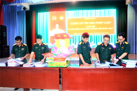 Nhiều bài dự thi tìm hiểu pháp luật đạt chất lượng cao