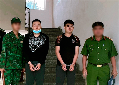 Đồn Biên phòng cửa khẩu Mỹ Quý Tây bắt giữ 2 đối tượng liên quan vụ án giết người