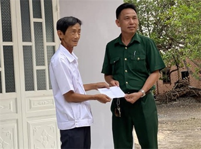 Ông Nguyễn Văn Tiếp - Cựu chiến binh được người dân quý mến