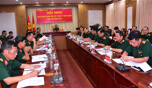Hội nghị giao ban công tác Kỹ thuật toàn quân quý III năm 2023