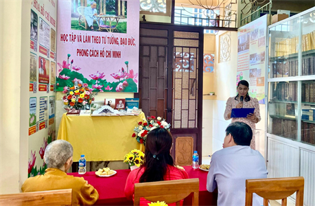 LLVT Phường 3, quận Phú Nhuận phối hợp xây dựng "Không gian văn hóa Hồ Chí Minh" trong cơ sở tôn giáo