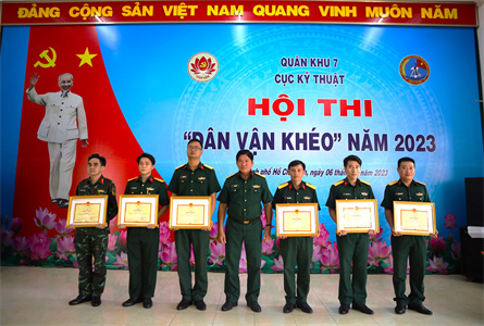 Cục Kỹ thuật: Bế mạc Hội thi "Dân vận khéo"