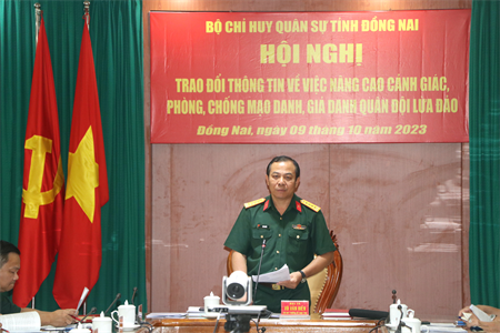 Đồng Nai: 12 vụ mạo danh Quân đội lừa đảo từ tháng 7/2023 đến nay