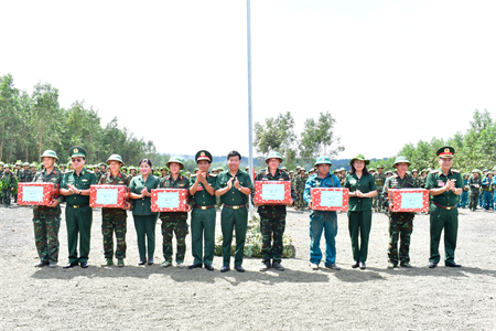 Bình Phước hoàn thành tốt nhiệm vụ diễn tập KVPT năm 2023