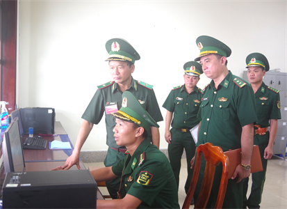 Kiểm tra toàn diện công tác biên phòng tỉnh Bình Phước