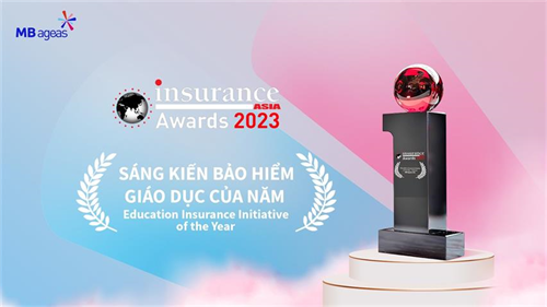 Insurance Asia Award 2023: MB Ageas Life giành chiến thắng tại hạng mục sáng kiến bảo hiểm giáo dục