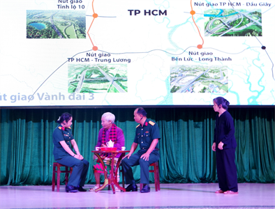 Khi người lính lên sân khấu
