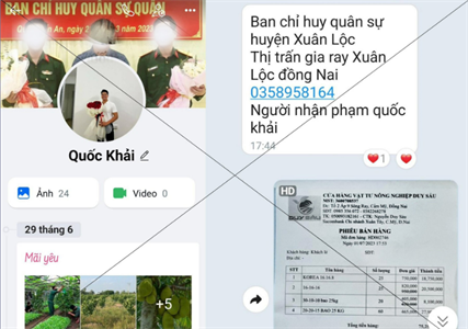 Hành vi giả danh cán bộ Quân đội để lừa đảo ngày càng tinh vi